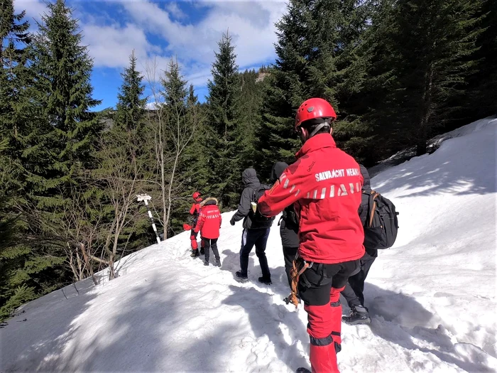 Salvamontiștii sunt prezenți non-stop în Ceahlău FOTO Salvamont Neamț