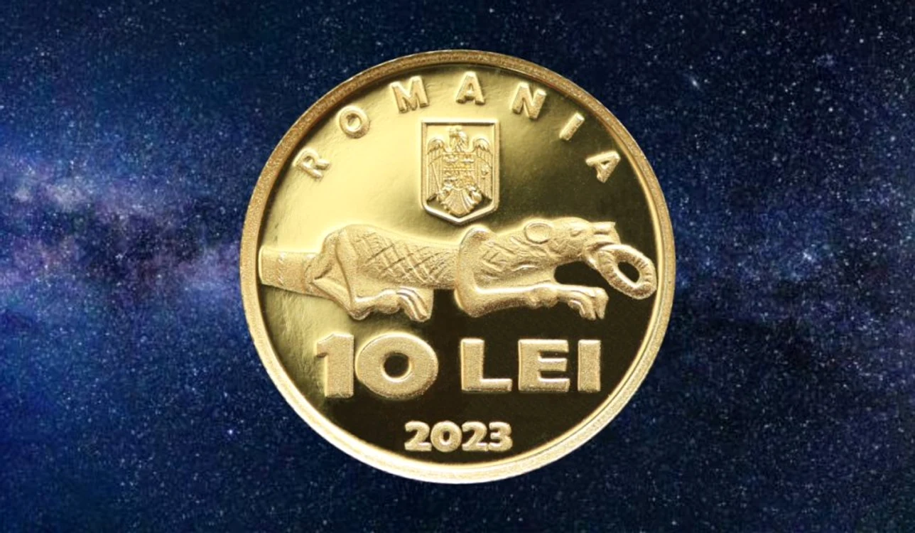 Moneda de aur Foto: BNR