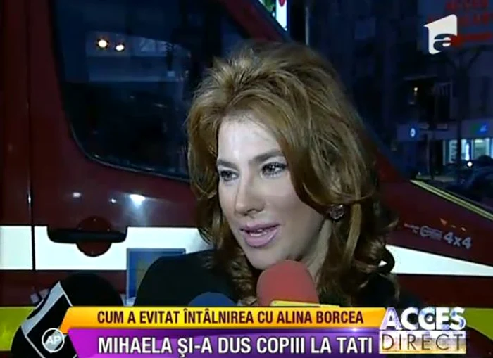 Mihaela Borcea a promis că-şi va vizita din nou fostul soţ, dacă medicul îi va permite