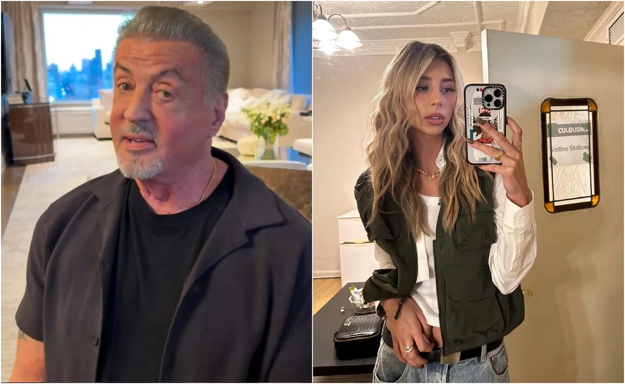 Sylvester Stallone și fiica sa, Scarlet.