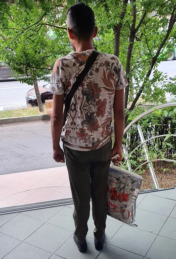 Marian pleacă de la Asociația Catharsis cu mâncare pentru câteva zile FOTO Asociația Catharsis
