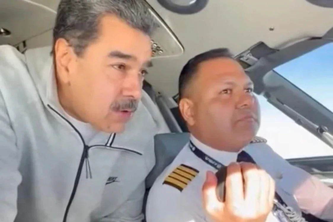 Nicolas Maduro și generalul Bitner Villegas, pilotul personal al președintelui venezuelean/FOTO:X