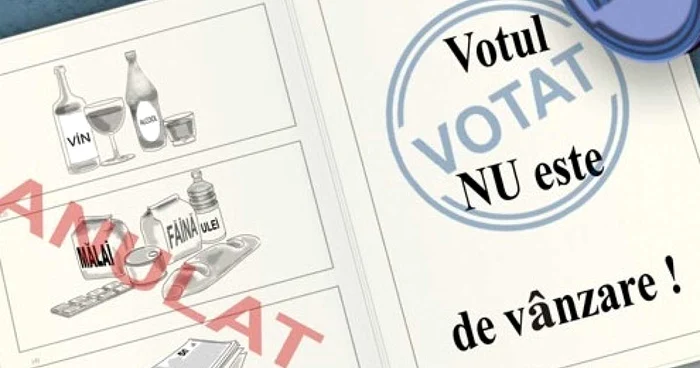 Poliţiştii atrag atenţia şi asupra faptul că votul ilegal înseamnă închisoare. FOTO: votlegal.mai.gov.ro