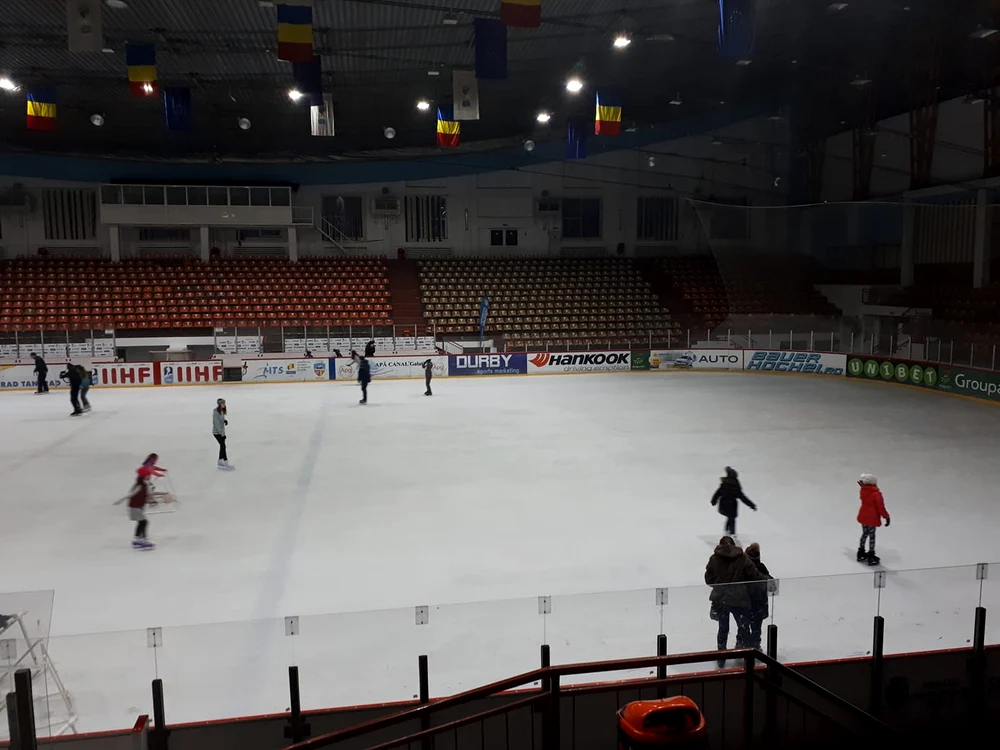 Patinoarul din Galați FOTO: Patinoar Dunărea/FB