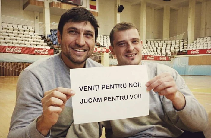 Ventzislav Simeonov şi Sergiu Stancu vă aşteaptă la meci FOTO R.B.