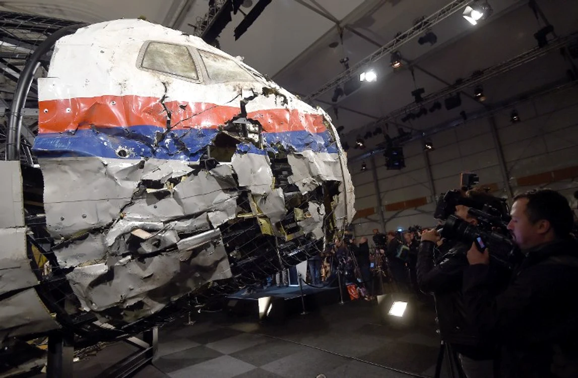 
    Avionul Malaysia Airlines MH17 a fost doborât în iulie 2014, în estul UcraineiFoto: AFP  