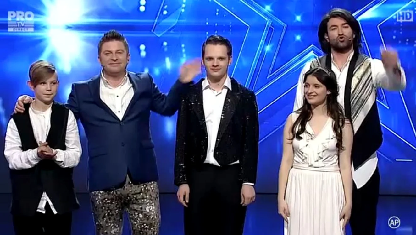 Cristian, Mara și Andrei, alături de Laura, alegerea prezentatorilor, sunt primii finaliști din acest sezon de "Românii au talent"