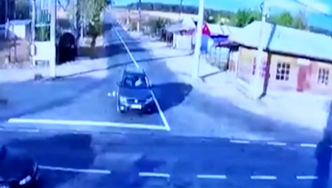 
    Maşina folosită de criminalul olandezfoto: captură video Antena 3  