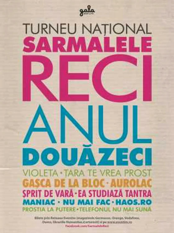 Poster turneu Sarmalele Reci
