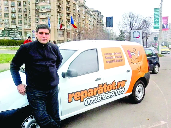 Andrei Comşa,  directorul unei firme cu  "meşteri de închiriat"