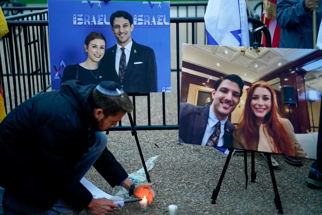 Doi diplomați israelieni au fost uciși la Muzeul Evreiesc din Washington FOTO Profimedia