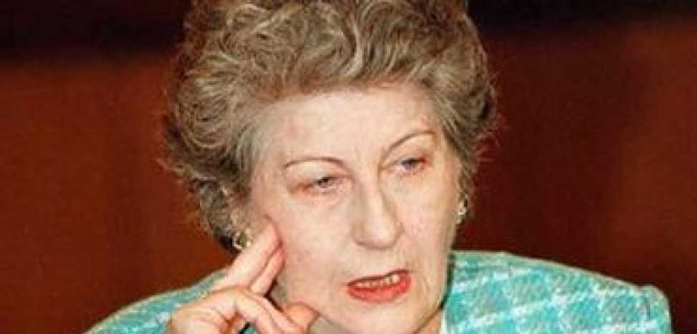 A murit Biljana Plavšić, singura femeie condamnată de Tribunalul de la Haga, fiind acuzată de genocid și crime de război