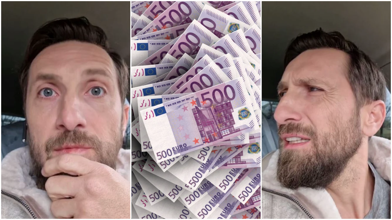 Dani Oțil a găsit 15.000 de euro Foto: colaj/captură Instagram