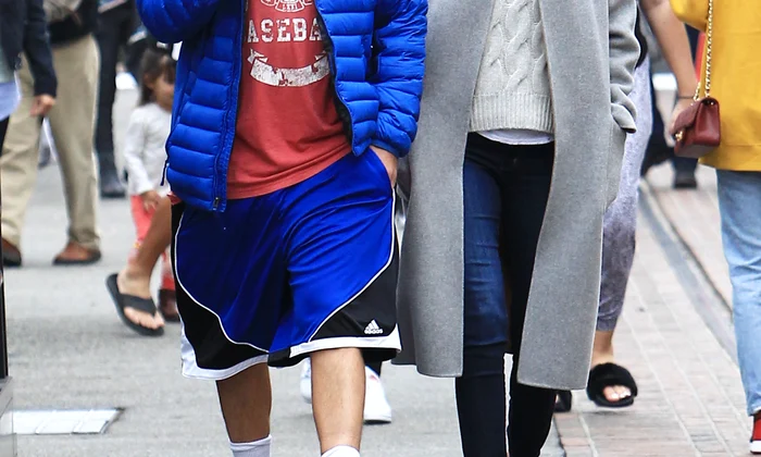 Exclusive Adam Sandler & Jackie Sandler Go Shopping At The Grove jpeg