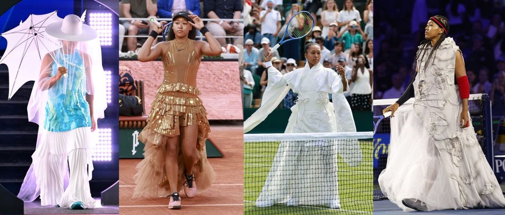 Patru Grand Slam-uri, patru apariții uluitoare. Cum a transformat Naomi Osaka tenisul în podium de modă