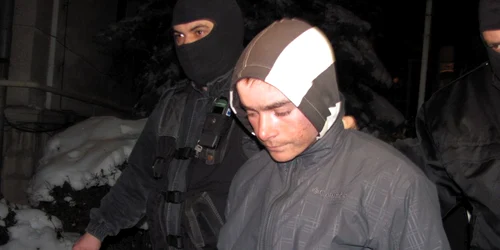 Alexandru Tănase, hoțul de 16 ani, a fost capturat pe 25 ianuarie, la 11 zile după comiterea furtului. Foto Codruța Horja