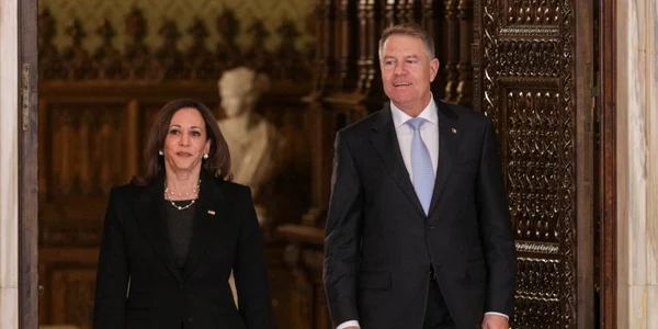 Vicepresedinte Statele Unite ale Americii Kamala Harris Klaus Iohannis Cotroceni 11 martie 2022 conferinta presa FOTO Inquam Photos / Octav Ganea