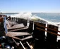 Daunele provocate de furtună pe faleză și la locuințele din Long Beach, California