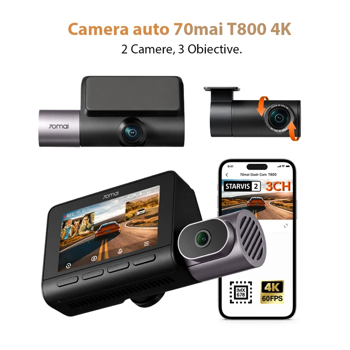 camera auto 70mai t800 4k investi ia inteligenta in siguran a rutiera intr un trafic tot mai sufocant2 jpg