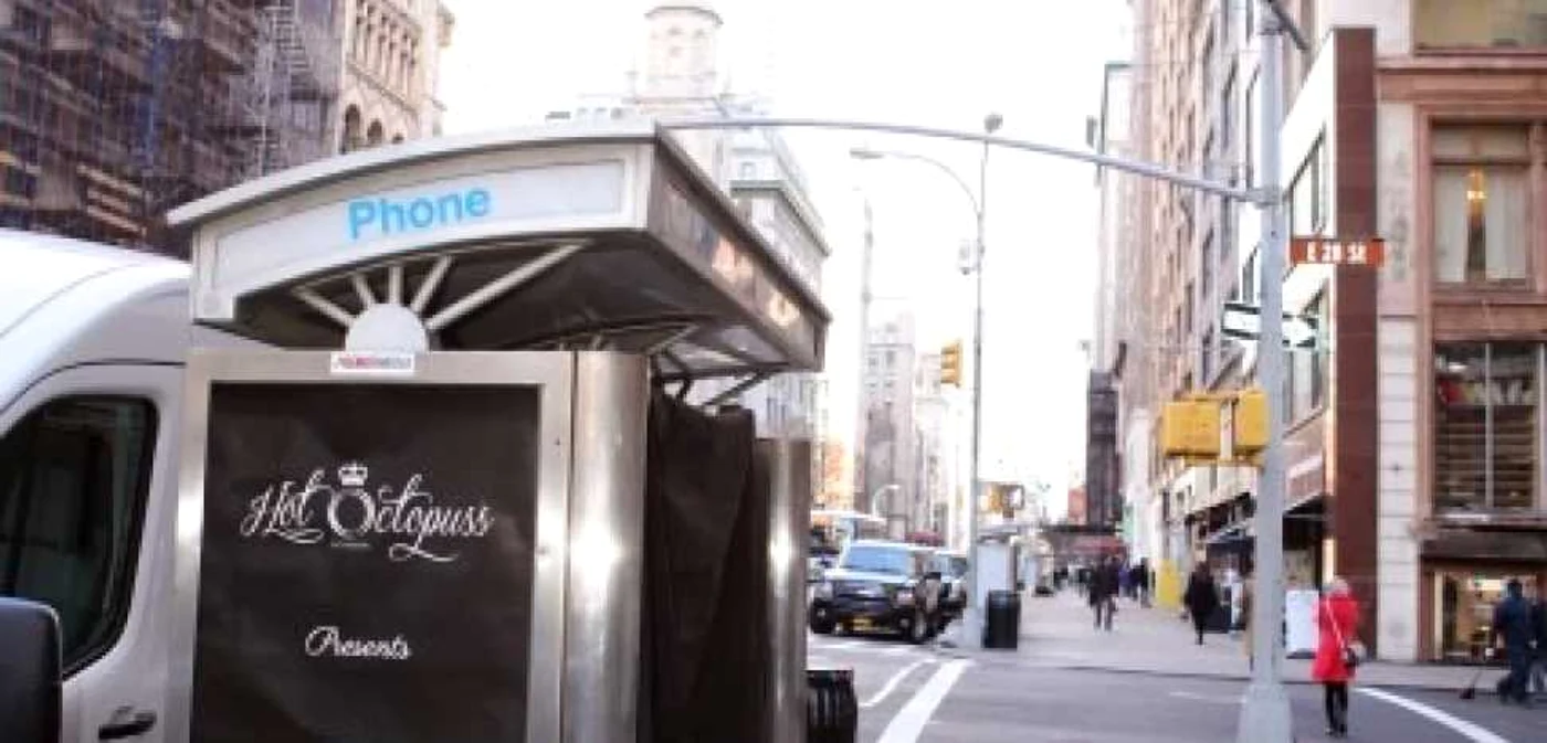 Cabina a fost folosită de 100 de bărbaţi în ziua inaugurării/FOTO Mashable
