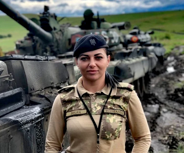 Oana Dolha este subofițer la MApN (FOTO: Arhivă personală)