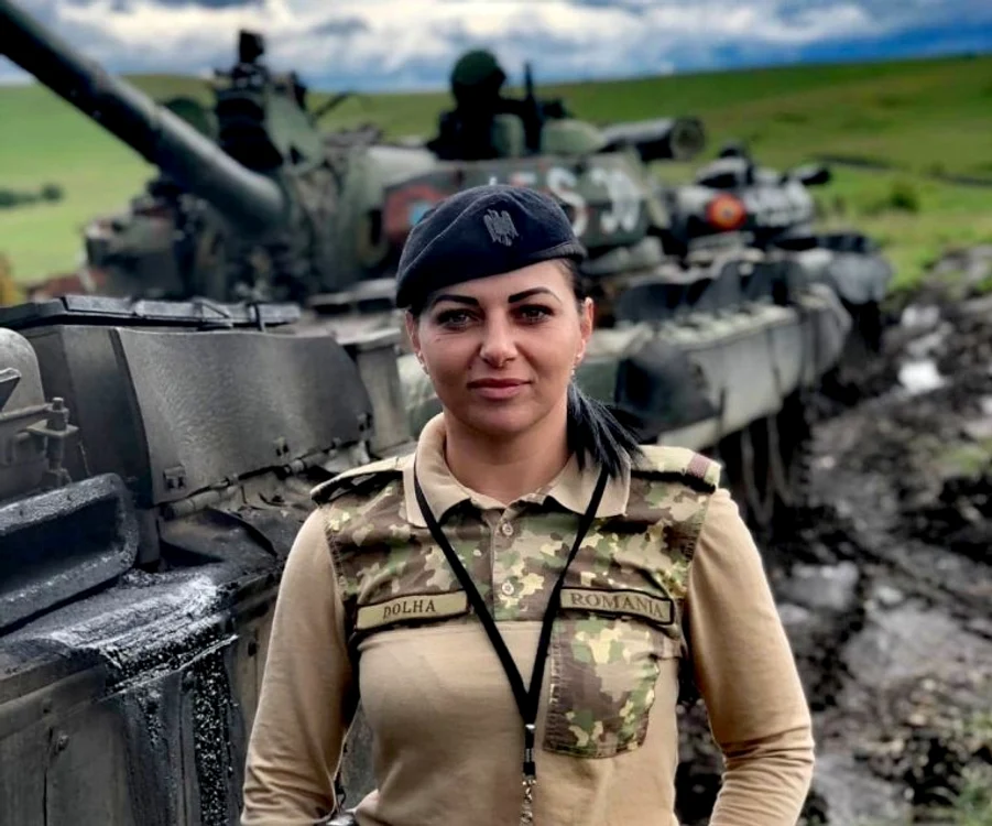 Oana Dolha este subofițer la MApN (FOTO: Arhivă personală)