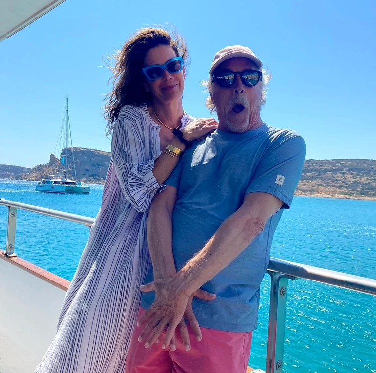 Don Johnson, 71 de ani și soția lui Kelley Phleger, pe un vas de croazieră din Greciafoto: Instagram