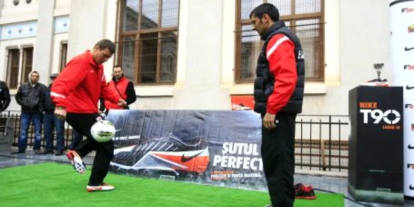 Marius Niculae şi Dănciulescu au probat noile ghete de joc 