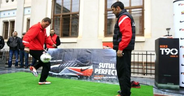 Marius Niculae şi Dănciulescu au probat noile ghete de joc