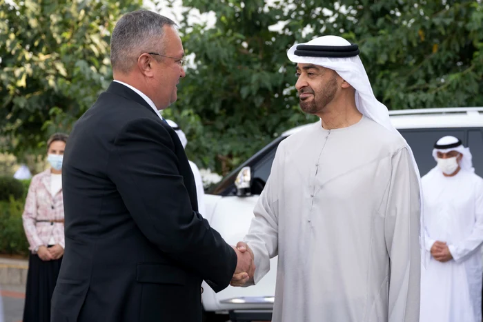 Premierul Nicolae Ciucă s-a întâlnit cu A.S. Șeicul Mohamed bin Zayed Al Nahyan