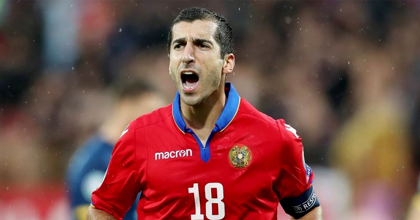 Mkhitaryan, în tricoul naționalei sale  FOTO EPA