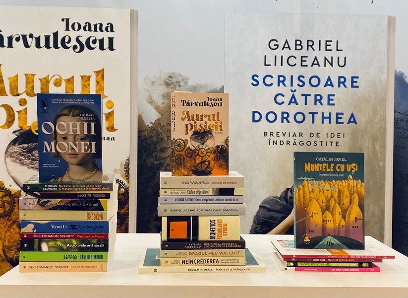 Cele mai vândute titluri Humanitas la Bookfest. Ioana Pârvulescu și Radu Paraschivescu, printre scriitorii preferați