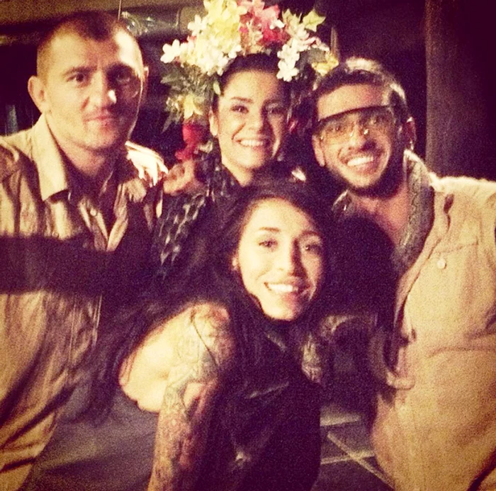 Cătălin Moroșanu, alături de Oana Tache, cea care i-a furat coroana de „Regele Junglei”