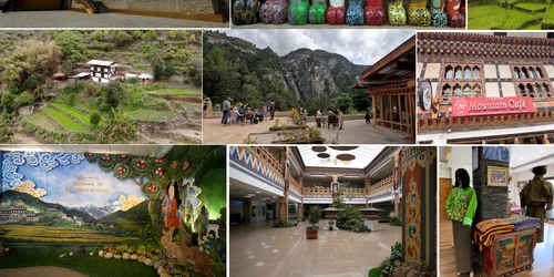 Frumusețile și curiozitățile Regatului Fericirii Bhutan Foto Colaj