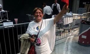 Maria Ouatu a fost cel mai emoţionat membru al delegaţiei României de la Malmo (foto: arhiva personală) jpeg