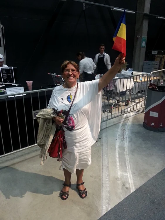 
    Maria Ouatu a fost cel mai emoţionat membru al delegaţiei României de la Malmo (foto: arhiva personală)  