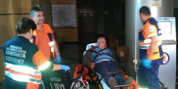 Nicuşor Constantinescu adus cu targa la Curtea de Apel Constanţa