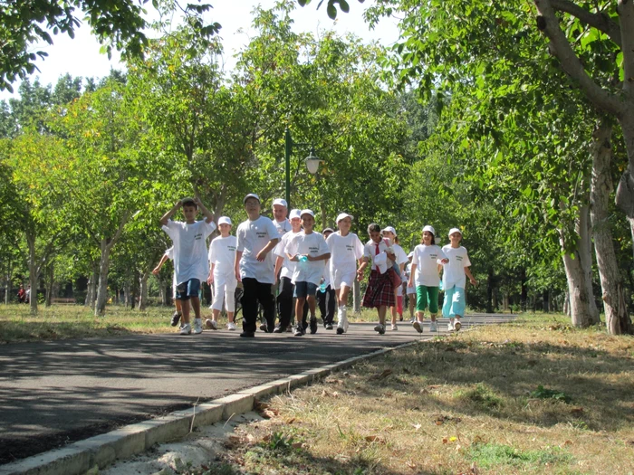 Parcul dendrologic de la Amara, oază de oxigen pentru copii FOTO: M.S.