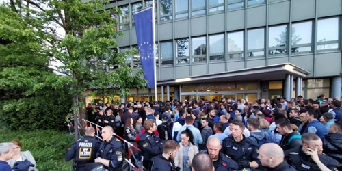 Vot în diaspora - alegeri europarlamentare referendum scrutin 26 mai 2019 în Munchen Germania Sursa Rareş Curatu