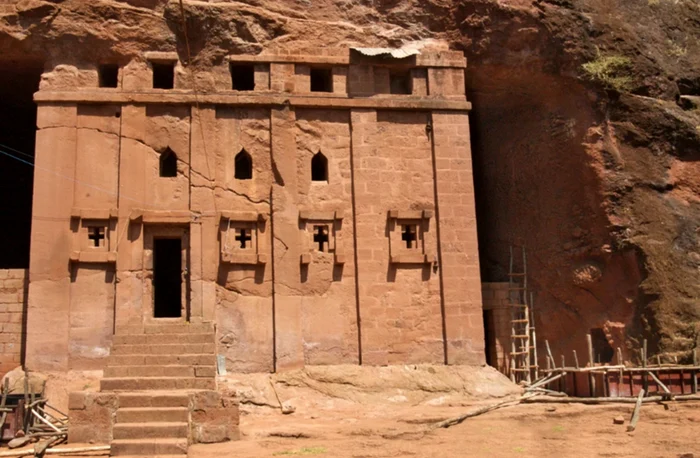 Biserică din „Noul Ierusalim” din Etiopia. Sursă foto: Historia 