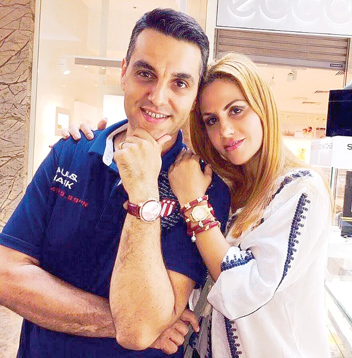 Oana Turcu şi soţul ei, Cristi Brancu