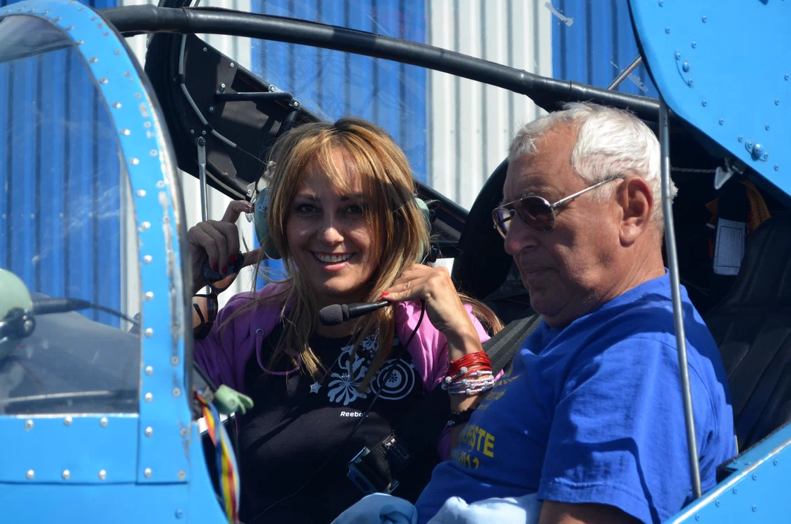 Florentina Opris, avion, Gheorghe Uta