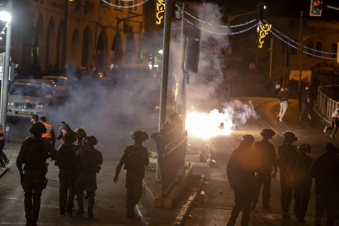 Ciocniri intre israelieni si arabi la Ierusalim FOTO EPA-EFE