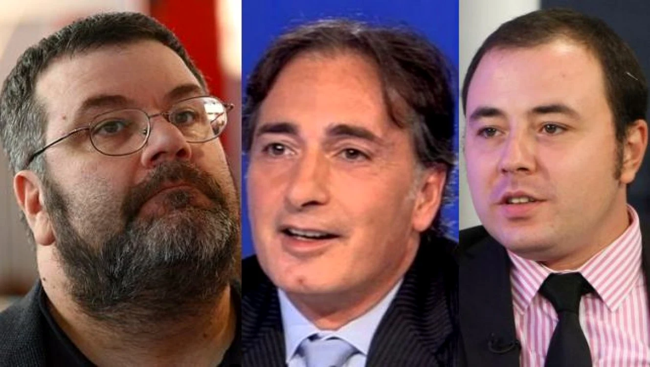 De la stânga la dreapta: Bogdan Teodorescu, Nino Saviano, Andrei Muraru