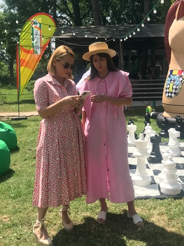 Andreea Esca, împreună cu Dana Rogoz / Sursa: Alina Erimia