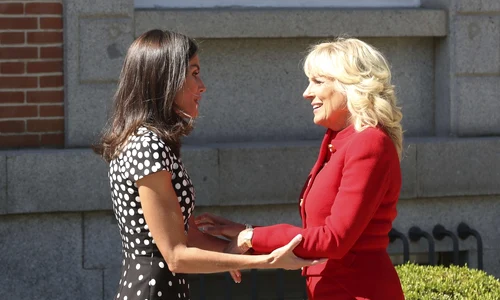 Regina Letizia și Jill Biden jpg