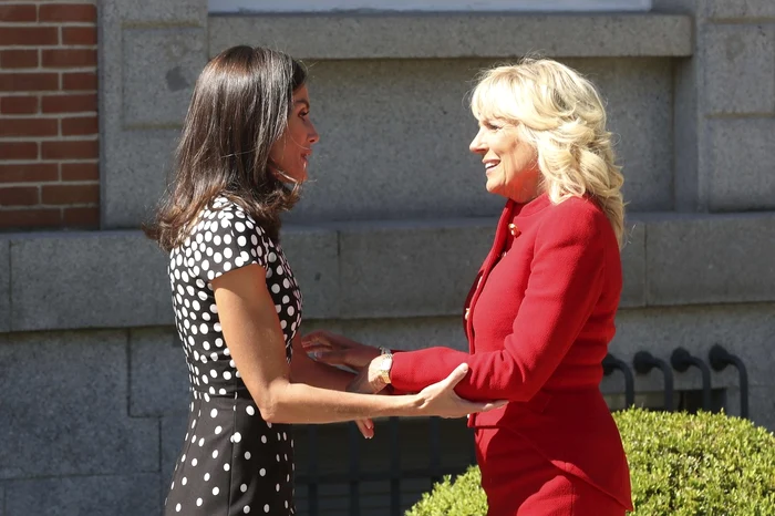 Regina Letizia și Jill Biden jpg