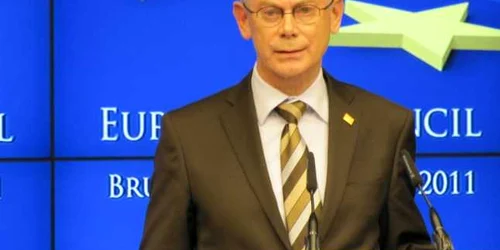 Preşedintele Consiliului European Herman Van Rompuy