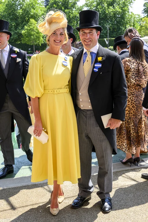Harriet Sperling și Peter Philips, fiul Prințesei Anne, la Royal Ascot   profimedia 1012629201 jpg