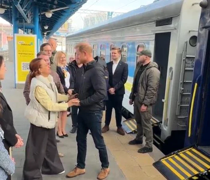 Prințul Harry a ajuns la Kiev FOTO: X